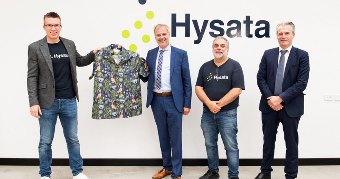 Hysata welcomes German Innovation Commissioner