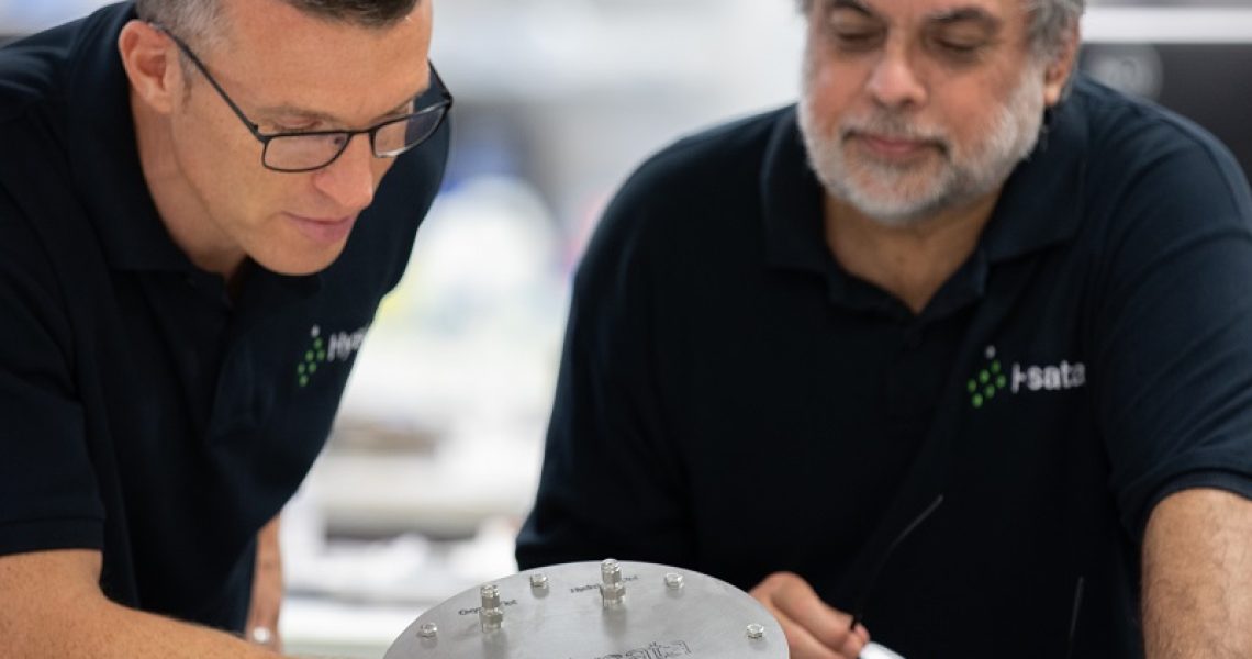 Image 9 - Dr Paul Barrett, Chief Executive Officer and Dr Gerry Swiegers, Chief Technical Officer, at Hysata’s Wollongong Facility